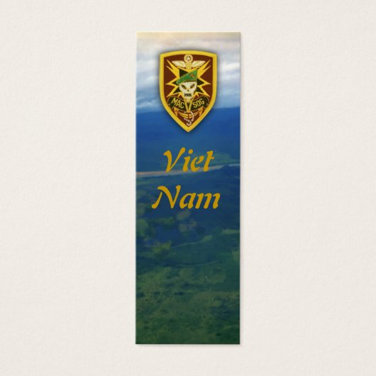 mac v sog vietnam veteran patch bookmarkers (Front)