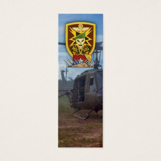 MAC V SOG Vietnam War Patch bookmarkers (Front)