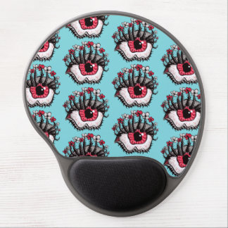 Macabre Eye Creepy Witchy Goth Gel Mouse Pad