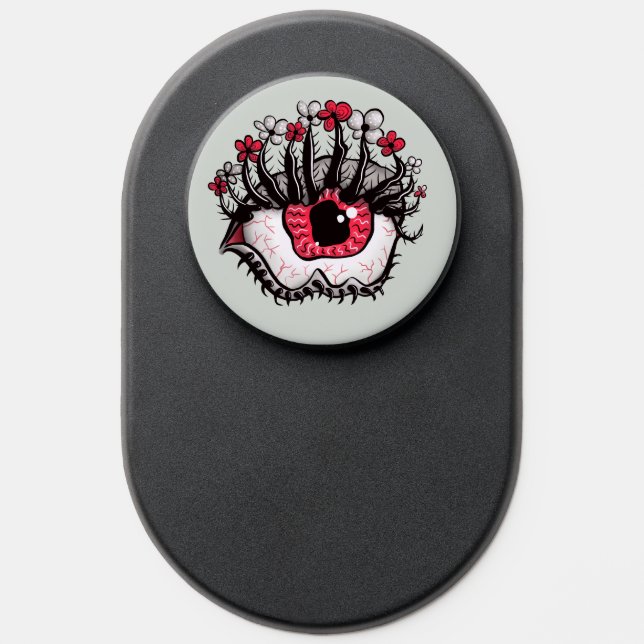 Macabre Eye Melt Creepy Psychedelic Dark Art PopSocket (Popsocket)