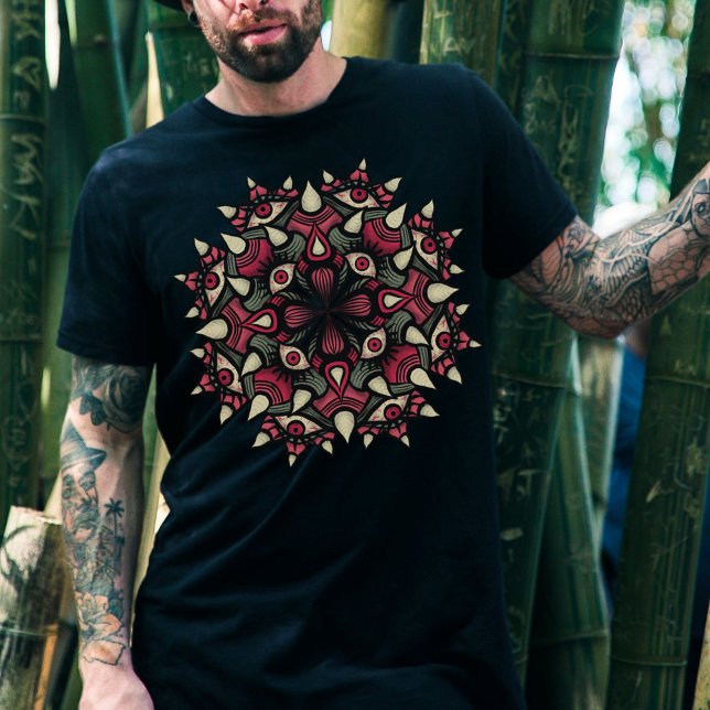 Macabre goth pink black horror circus T-Shirt (Creator Uploaded)