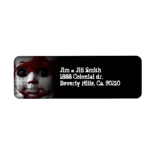 Macabre Living Dead Doll Label