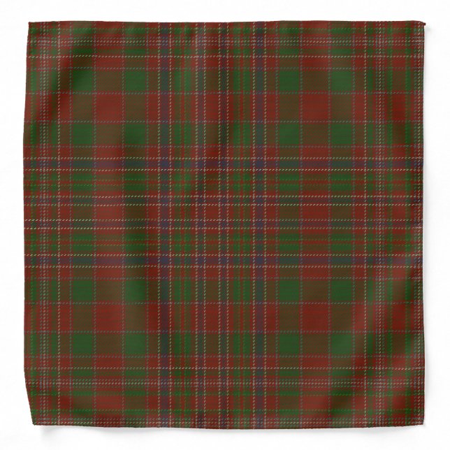 MacAlister Clan Tartan Bandana (Front)