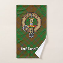 MacAlister of Glenbarr Crest over Hunting Tartan Bath Towel Set