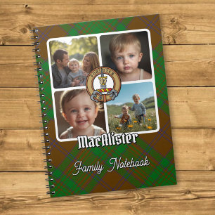 MacAlister of Glenbarr Family Photo Collage Notebook