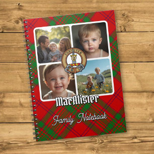 MacAlister of Glenbarr Family Photo Collage Notebook
