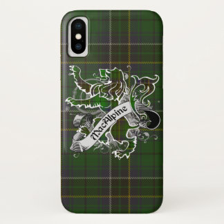 MacAlpine Tartan Lion iPhone X Case