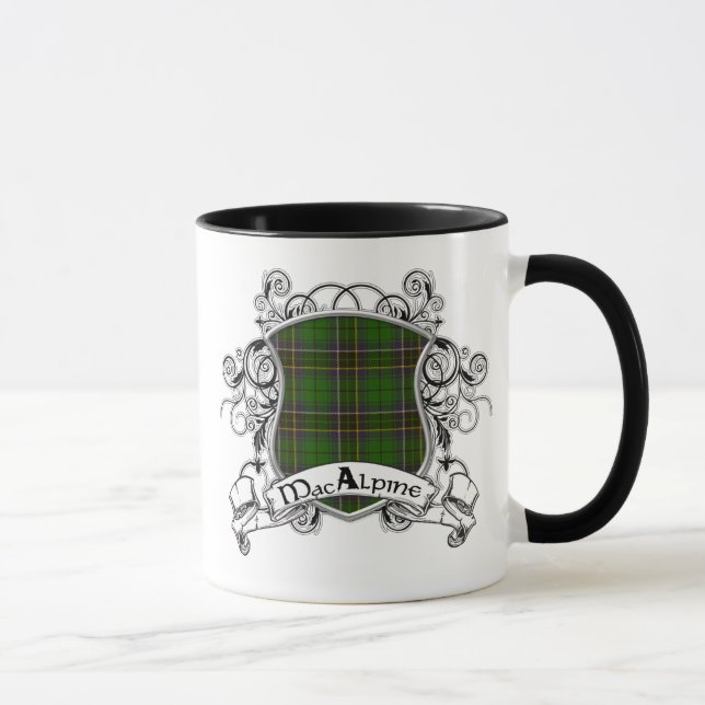 MacAlpine Tartan Shield Mug (Right)