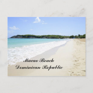 Macao Beach in the Dominican Republic Postcard