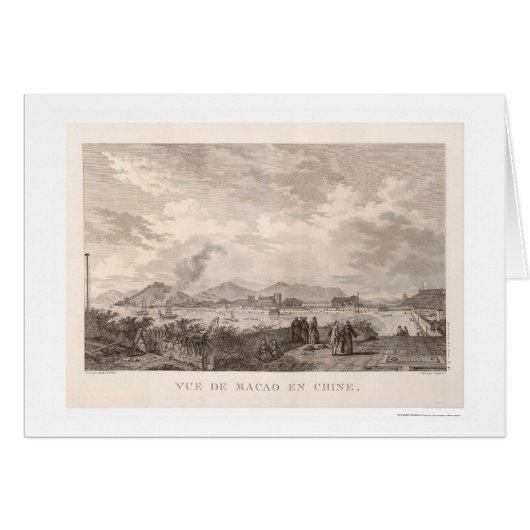 Macao, China Panoramic View - 1797 Cards (Front Horizontal)