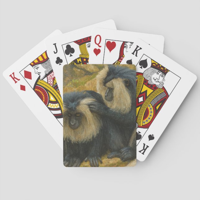 Macaque Bond – Grooming Ritual Poker Cards (Back)