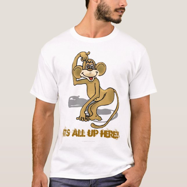 Macaque  Monkey from Junglewalk.com T-Shirt (Front)