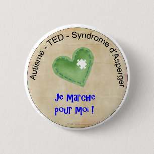 Macaron2 Je marche pour moi Button