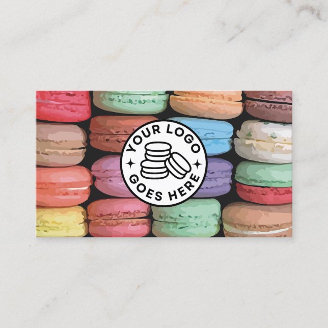 Macaron Bakery Business Card (Front)