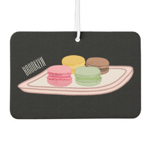 Macaron cartoon illustration air freshener