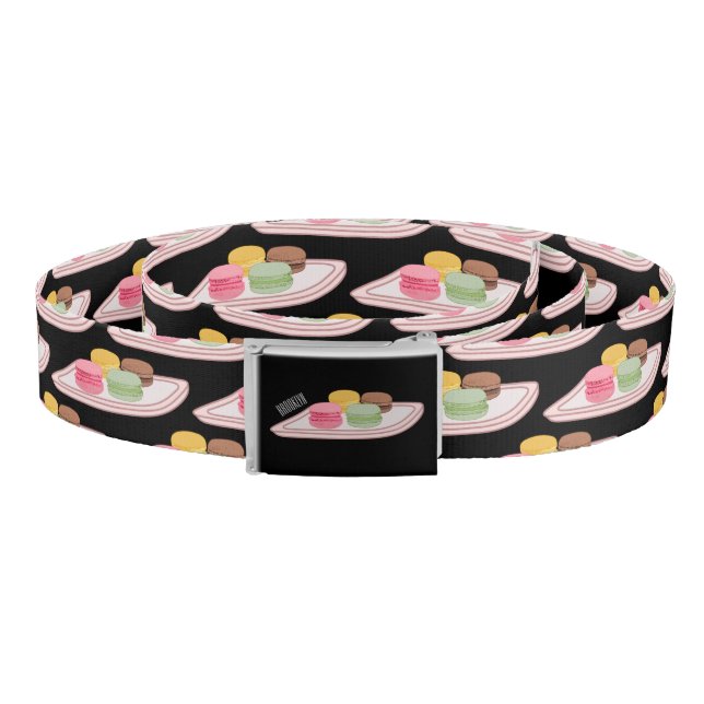 Macaron cartoon illustration  belt (Coil)