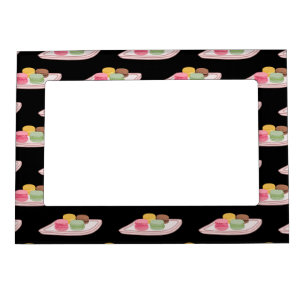 Macaron cartoon illustration magnetic frame