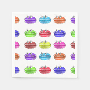 Macaron Cartoon Pattern Napkins