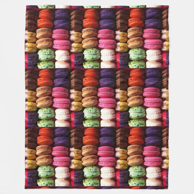 macaron cookies blanket throw (Front)