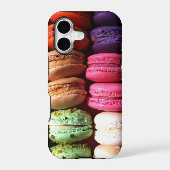 macaron cookies iphone case (Back)