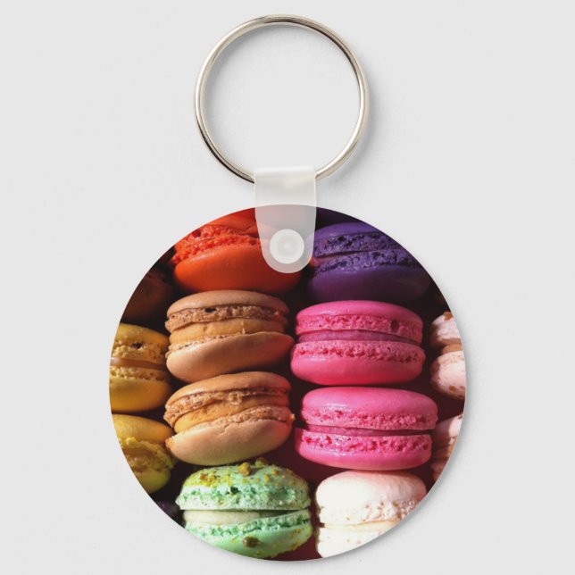 macaron cookies keychain (Front)