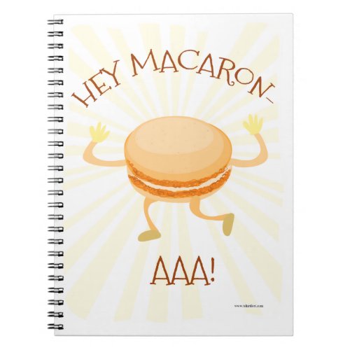  Macaron Dance Cookie Cute Cartoon Fun Art Notebook