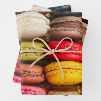 Macaron Delight Wrapping Paper Sheets