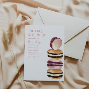 Macaron French Bridal Shower Invitation