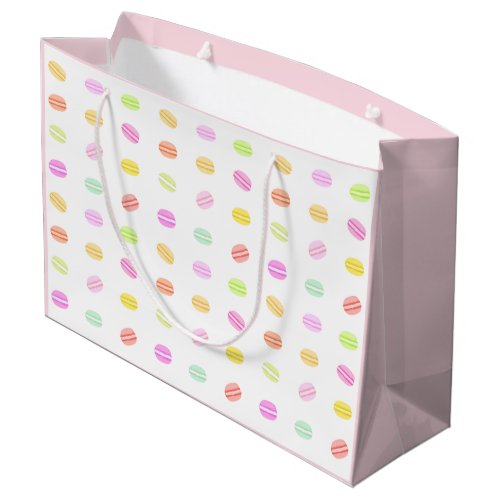 Macaron gift bag Pink