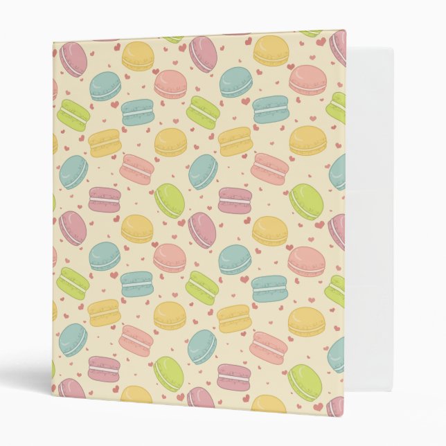 Macaron Love 3 Ring Binder (Front/Inside)