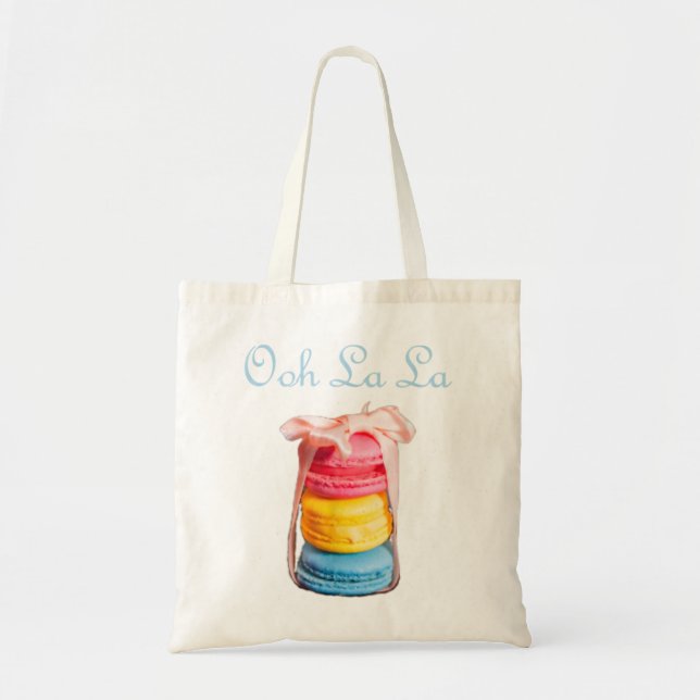 Macaron Lovers French Cookie Macaroons Baker Baker Tote Bag (Front)