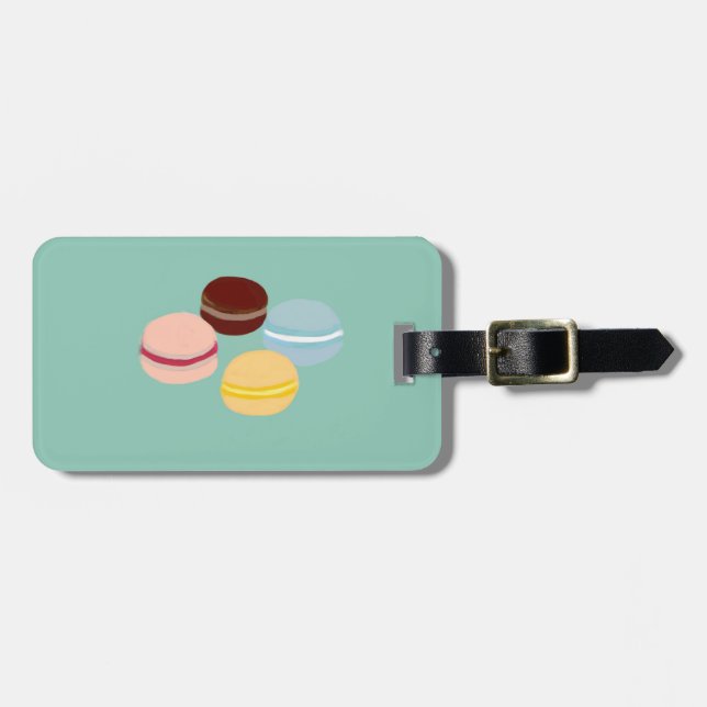 Macaron Luggage Tag (Front Horizontal)