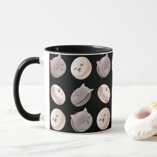 Macaron Parade – Kitty & Puppy Seamless Pattern Mug