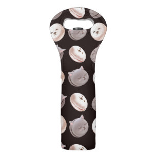 Macaron Parade – Kitty & Puppy Seamless Pattern Wine Bag
