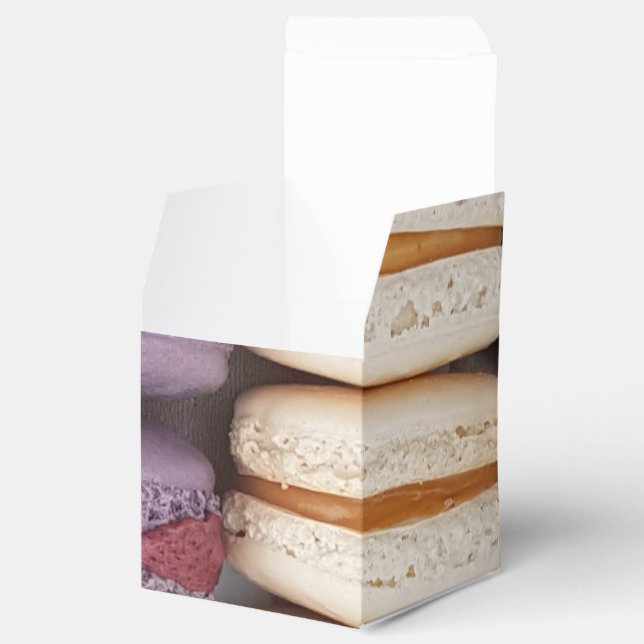 Macaron Party Favor Gift Box (Opened)