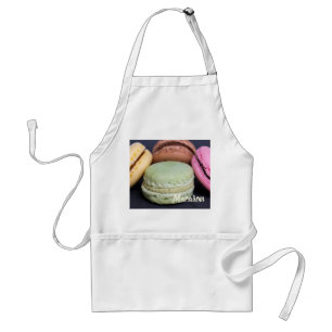 Macaron pastries for sweet tooth gift adult apron