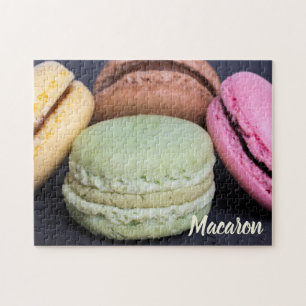 Macaron pastries for sweet tooth gift jigsaw puzzle
