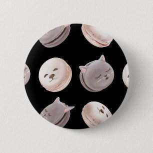 Macaron Pattern Button