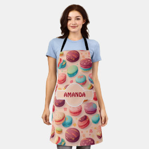 Macaron Rainbow Colorful Personalized Pattern Apron