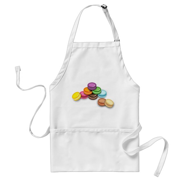 Macaron Stash Adult Apron (Front)