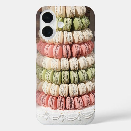 Macaron Tiered Pastry iPhone 16 Case