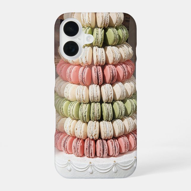 Macaron Tiered Pastry Iphone Case (Back)