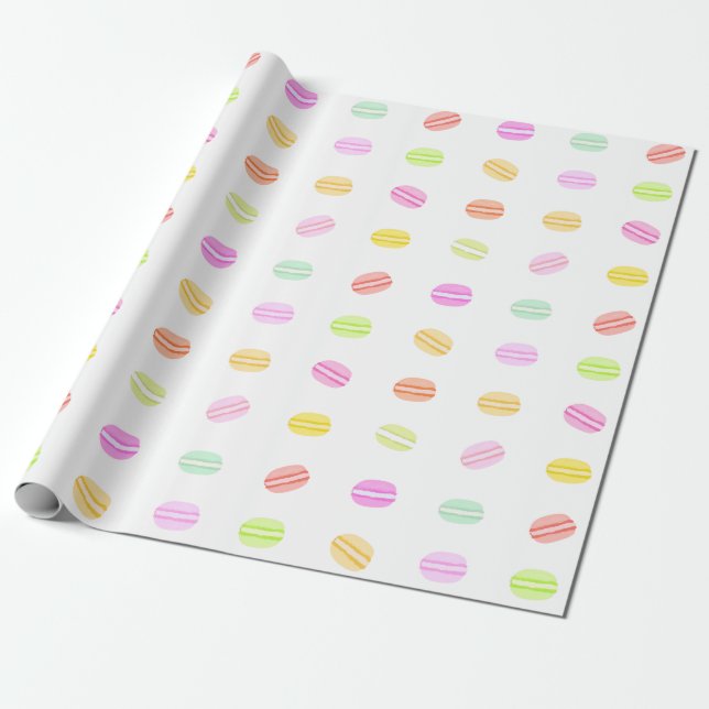 Macaron Wrapping Paper (Unrolled)