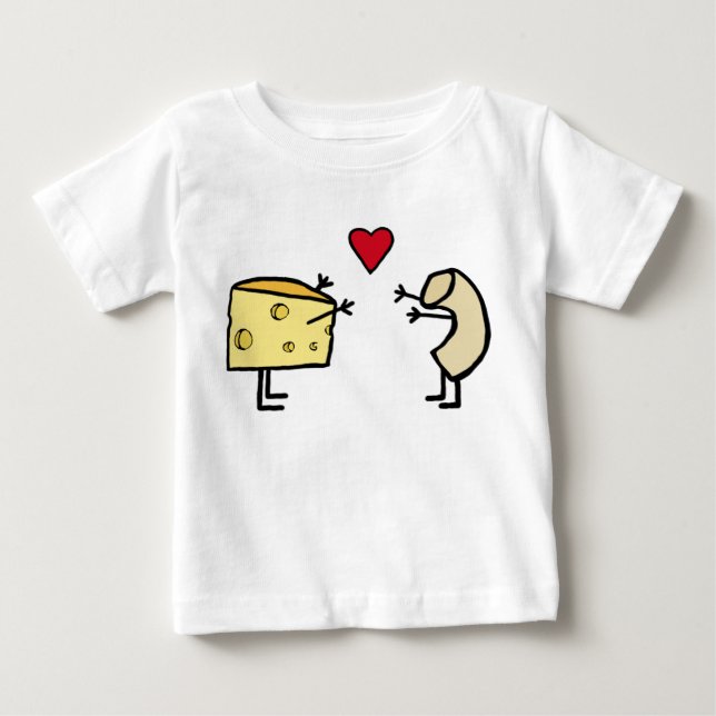 Macaroni and Cheese Baby Baby T-Shirt (Front)