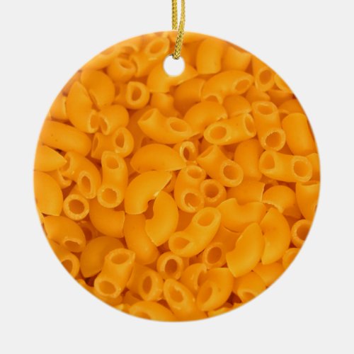 Macaroni And Cheese Ceramic Ornament