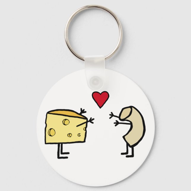 Macaroni and Cheese Keychain (Front)