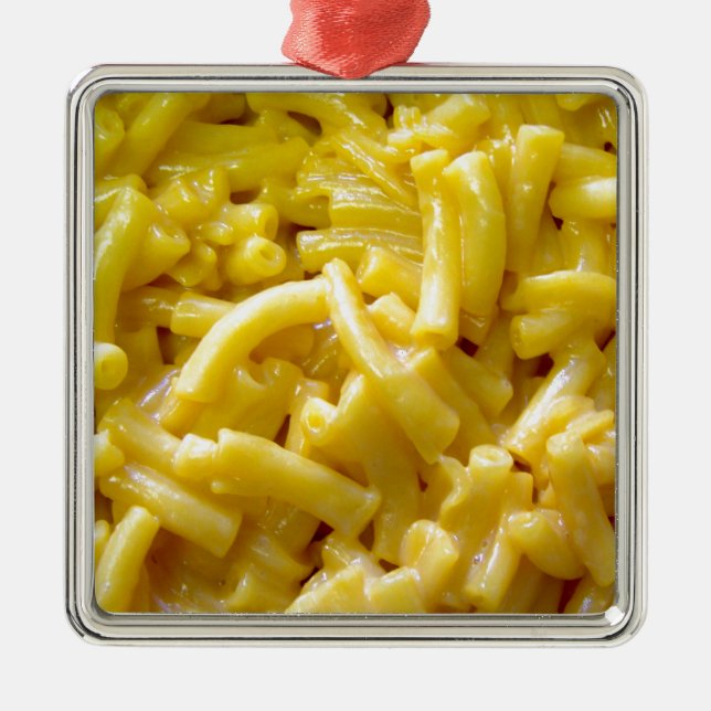 Macaroni And Cheese Metal Ornament (Front)