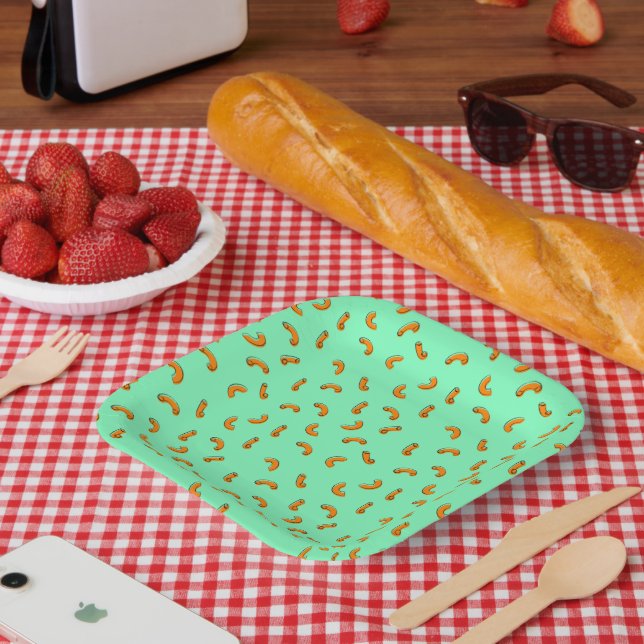 Macaroni and Cheese Paper Plate (Picnic)