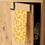 Macaroni and Cheese Pattern Kitchen Towel