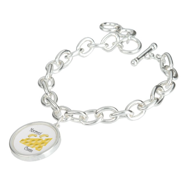 Macaroni Cheese Charm Bracelet (Side)